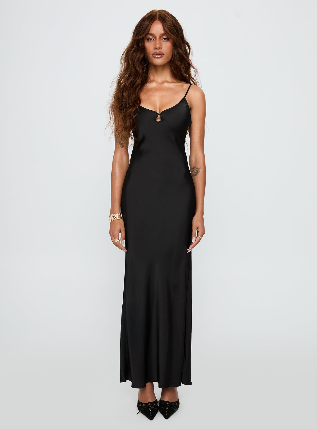 Mind Reader Maxi Dress Black、mySite、solidvoid