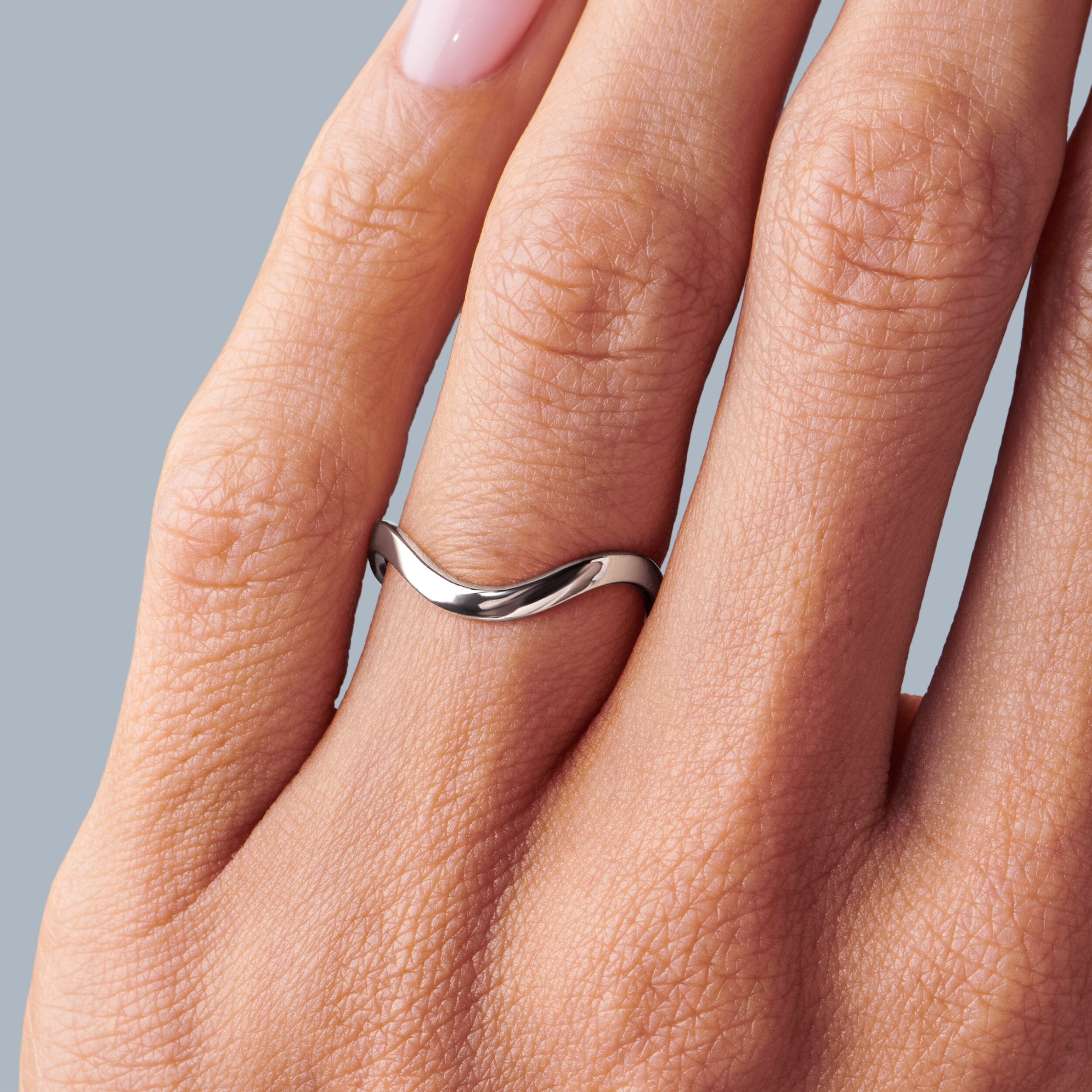Stackable Ring Band - Waves、mySite、hinf8tx79