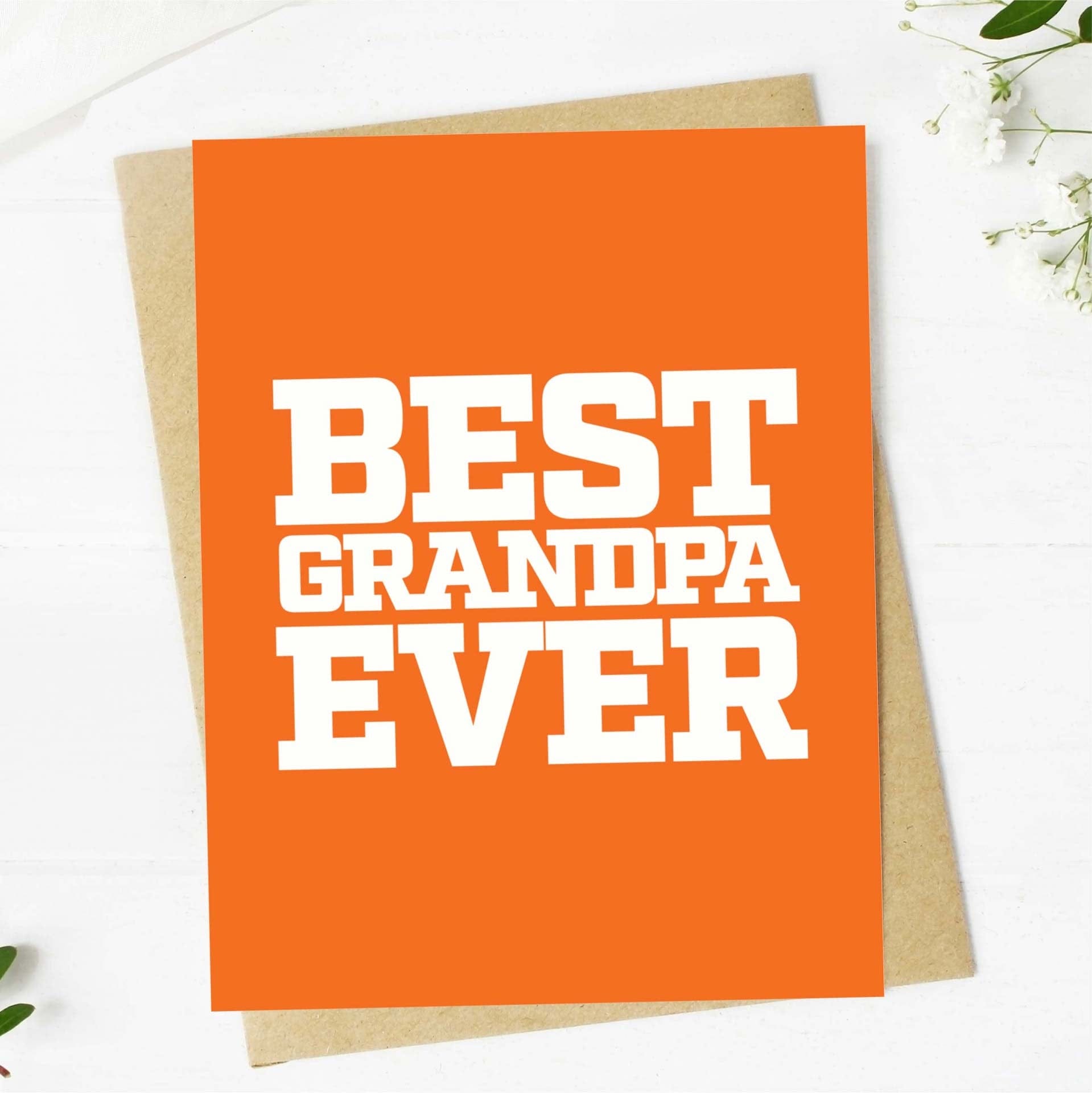  Best Grandpa Ever Greeting Card、mySite、ghnorth