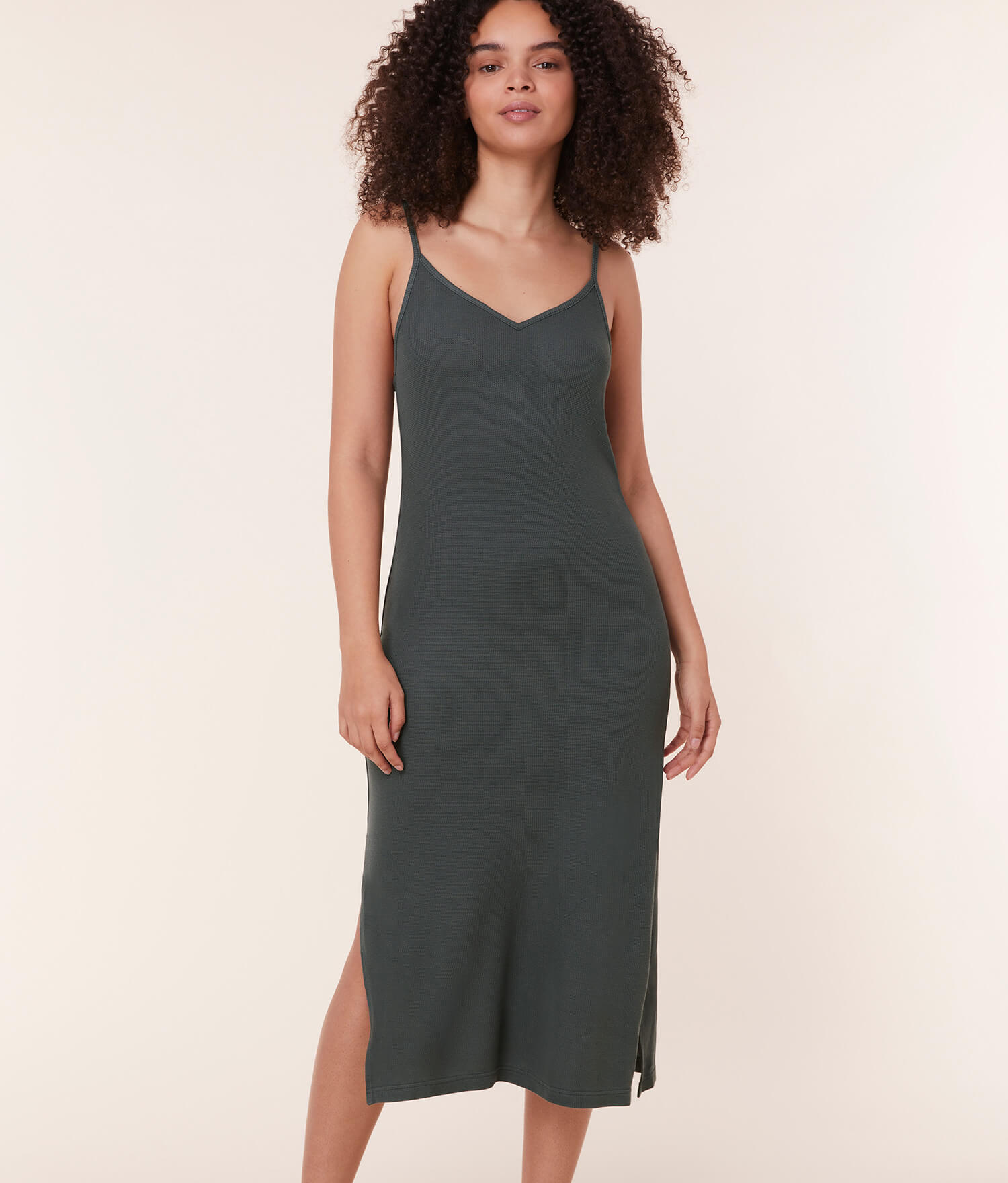  The Barreta Dress - Waffle - Dove、mySite、ashleygrahame