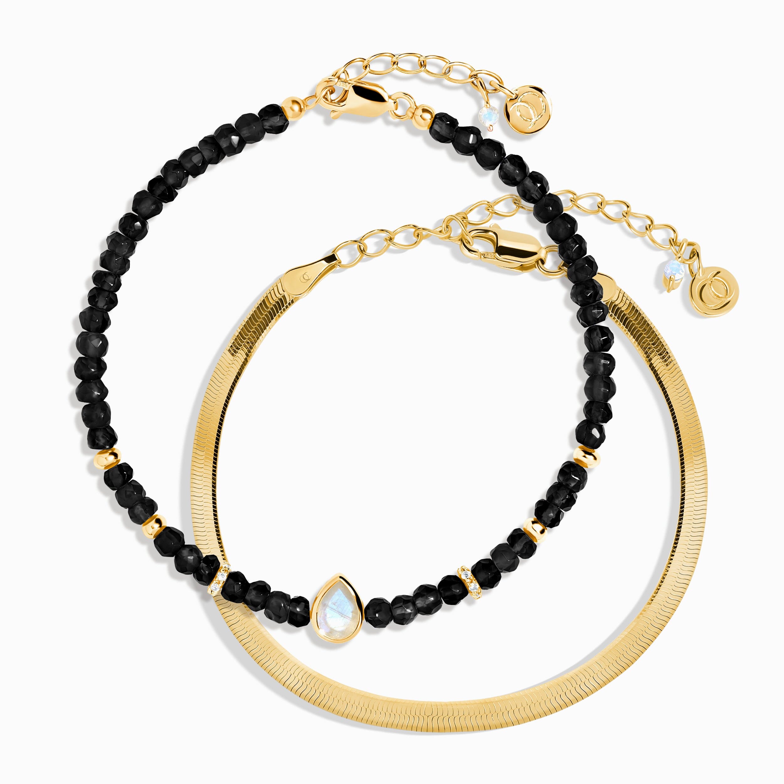 Black Obsidian Free Spirit Bracelet Stack、mySite、hinf8tx79