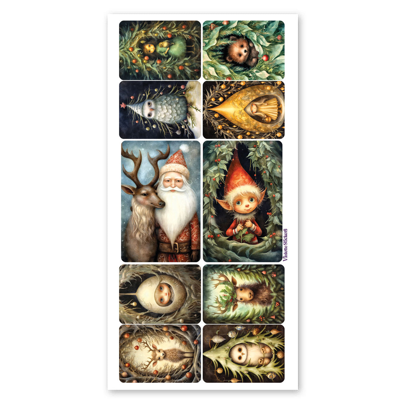  Crystal Christmas Creatures Stickers、mySite、ghnorth