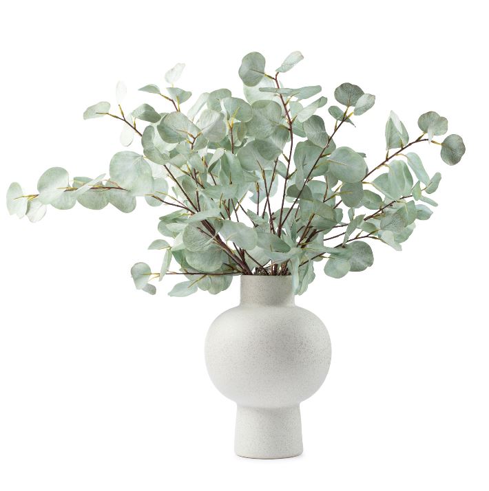  DH Eucalyptus In White Bubble Vase、mySite、elrpsem3k