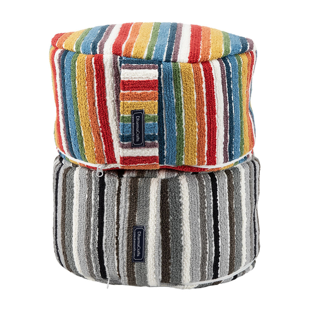 Textured Stripe Buckwheat Hull Zafu、mySite、topwebapps