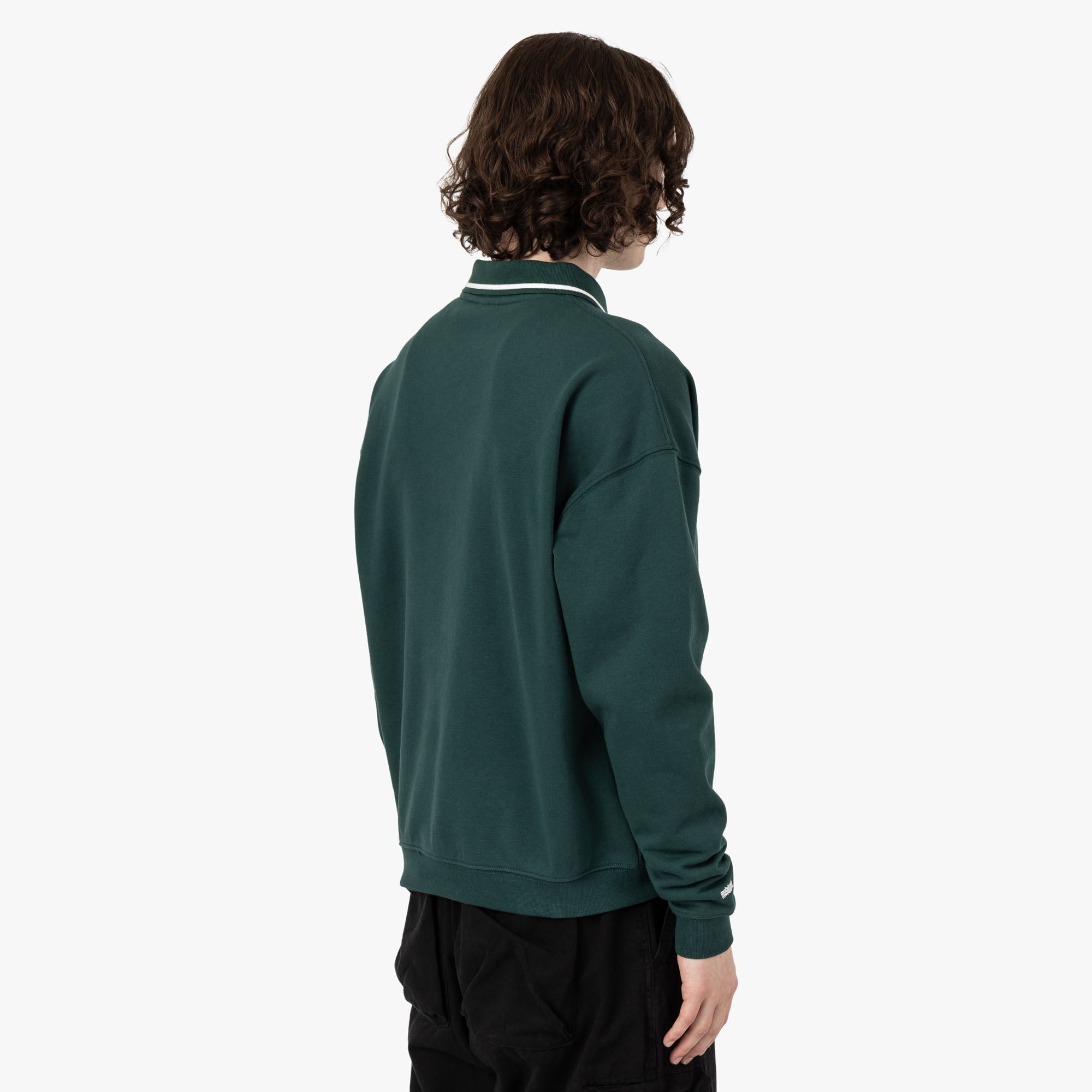  Metalwood Phuk Luzin Collared Sweatshirt / Spruce、mySite、merchandisen