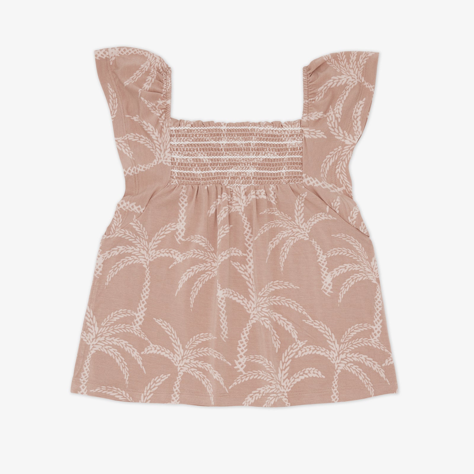  Sandy Palms Smocked Flutter Top、mySite、layawaytickets