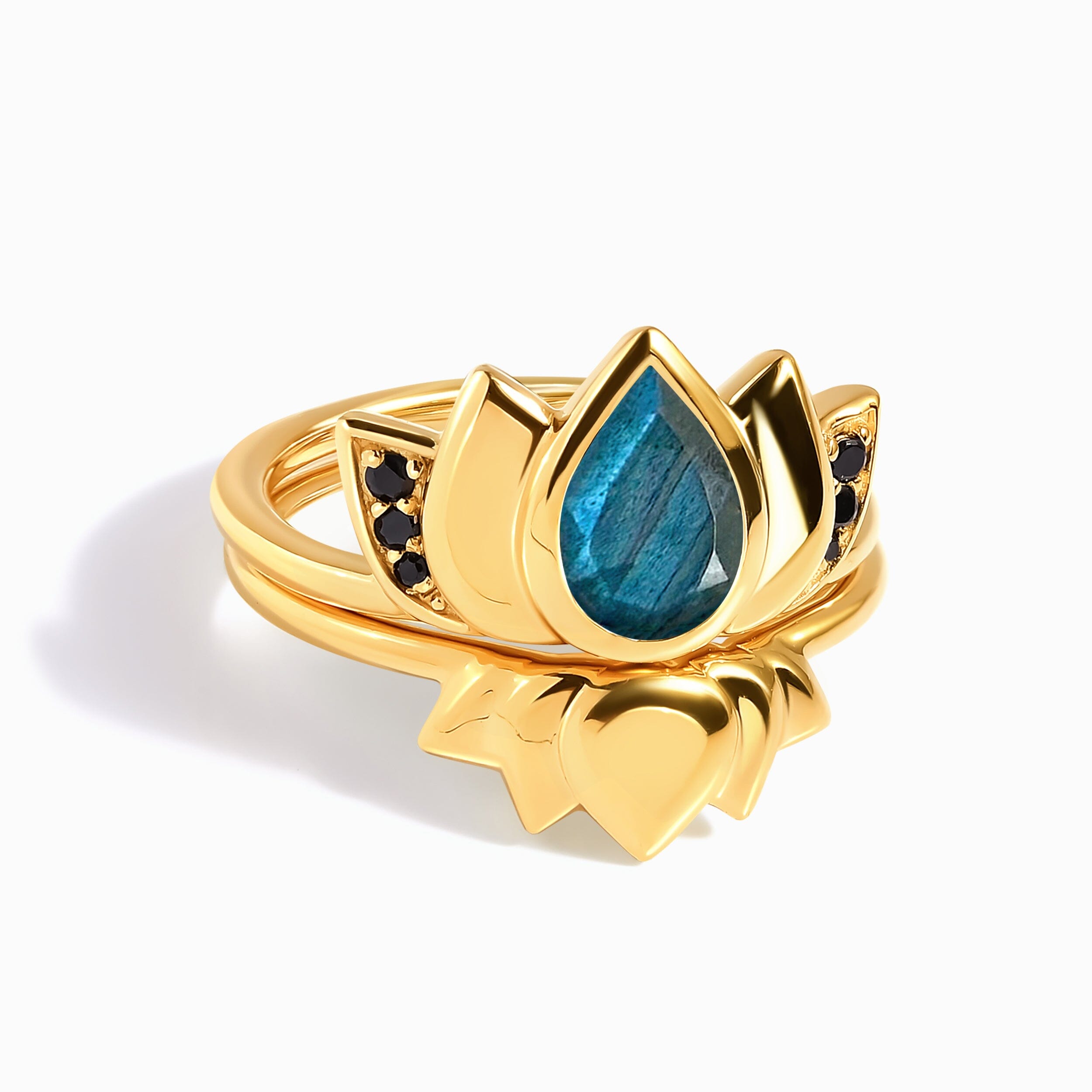 Labradorite Rings - Divine Lotus Resilience Set、mySite、hinf8tx79