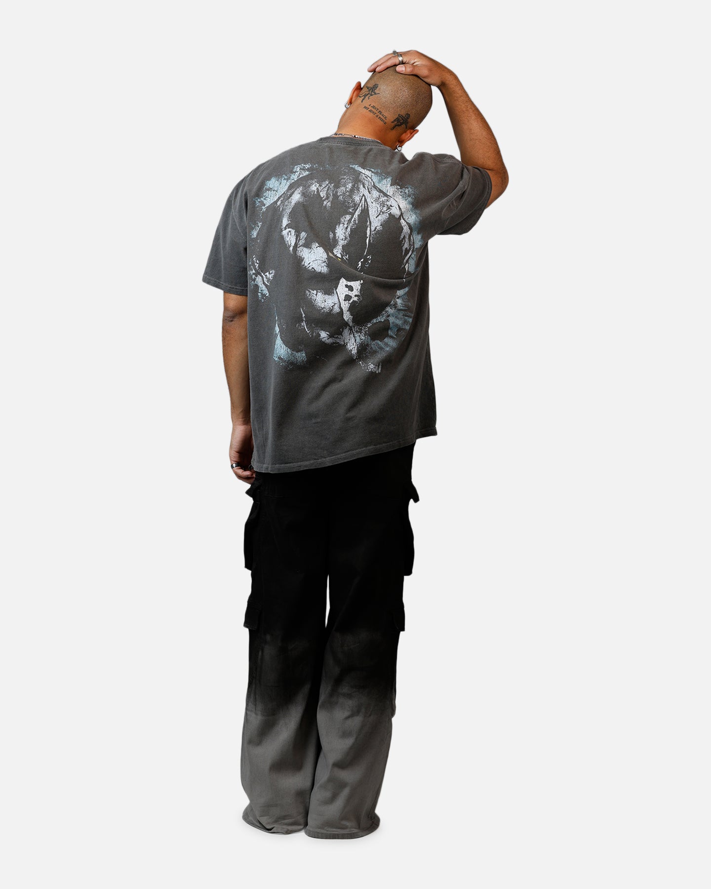 Goat Crew Marvel Sinister Six Rhino Heavyweight T-Shirt Black Wash、mySite、zt4zffjzw