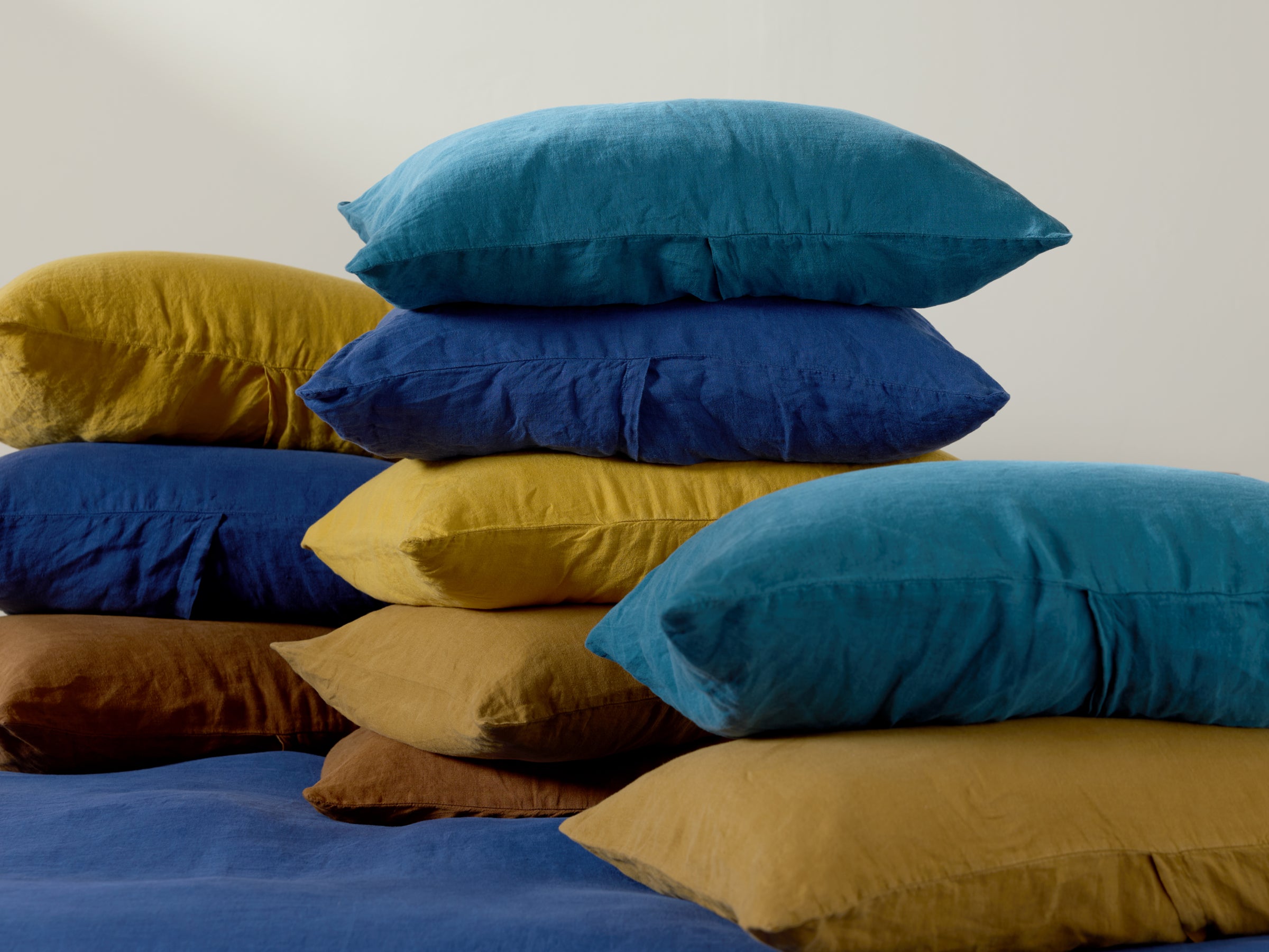  Linen Sheet Set - Peacock F/Q、mySite、sugarbowlscore