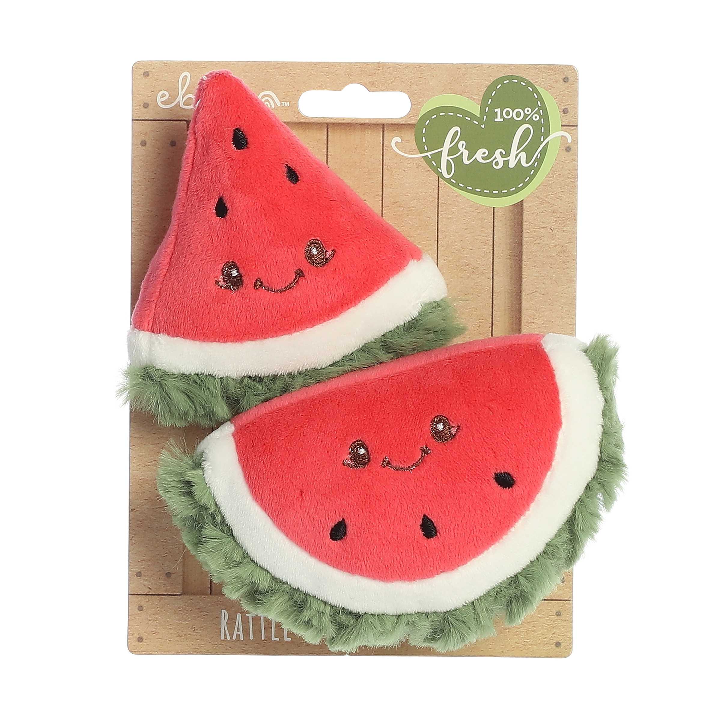 ebba™ - Precious Produce™ - Watermelon Rattle & Crinkle Set、mySite、g9winljtr