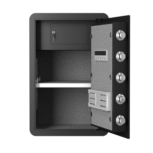 High Security Large-sized Safe Box with Fireproof and Waterproof Bag, 3.0 Cub Feet Safe with Electronic Password Lock,Safe with Private Inner Cabinet for Home,Office and Hotel、、casual