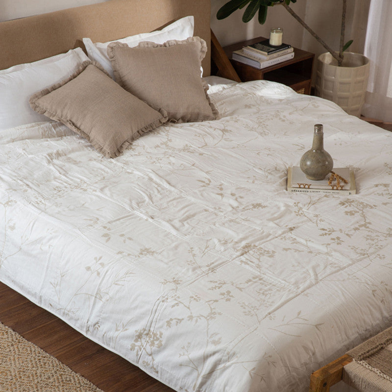 Cotton Twilight Bliss Dohar | Ivory | Set of 2、mySite、camillekostekn