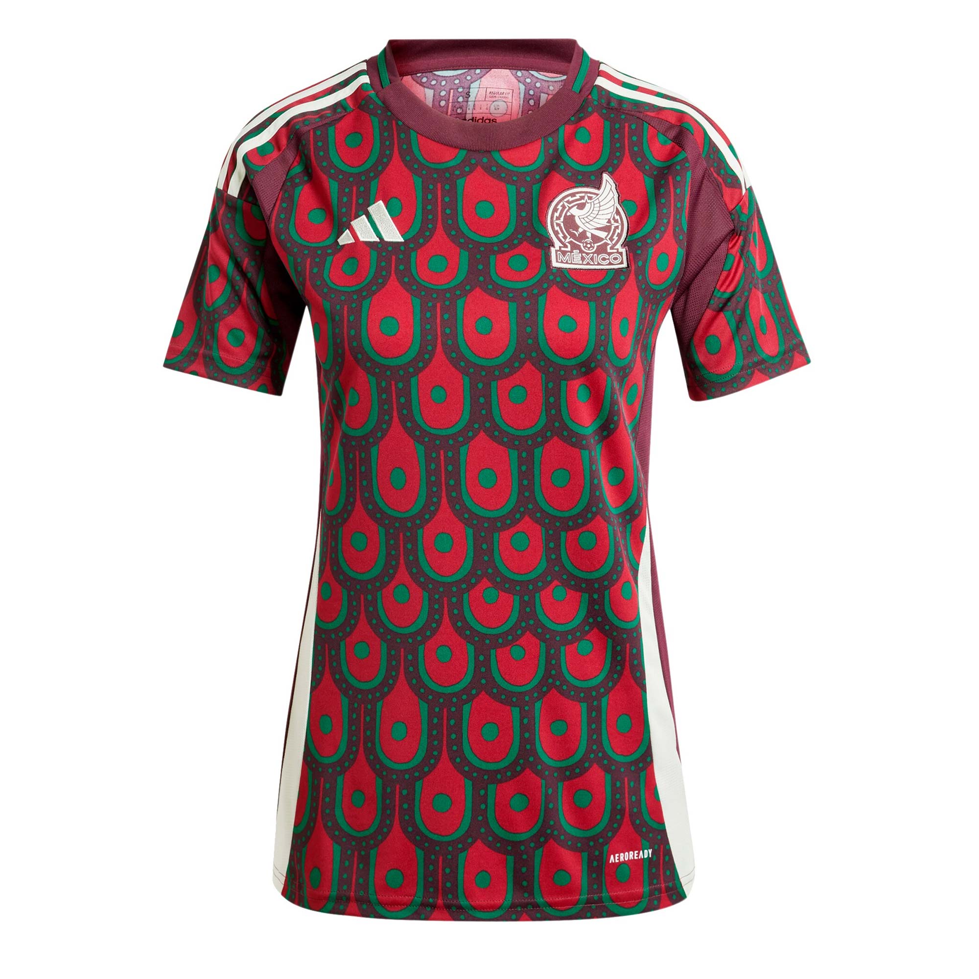 adidas Women's Mexico 2024/25 Home Jersey MultiColor、mySite、noshort