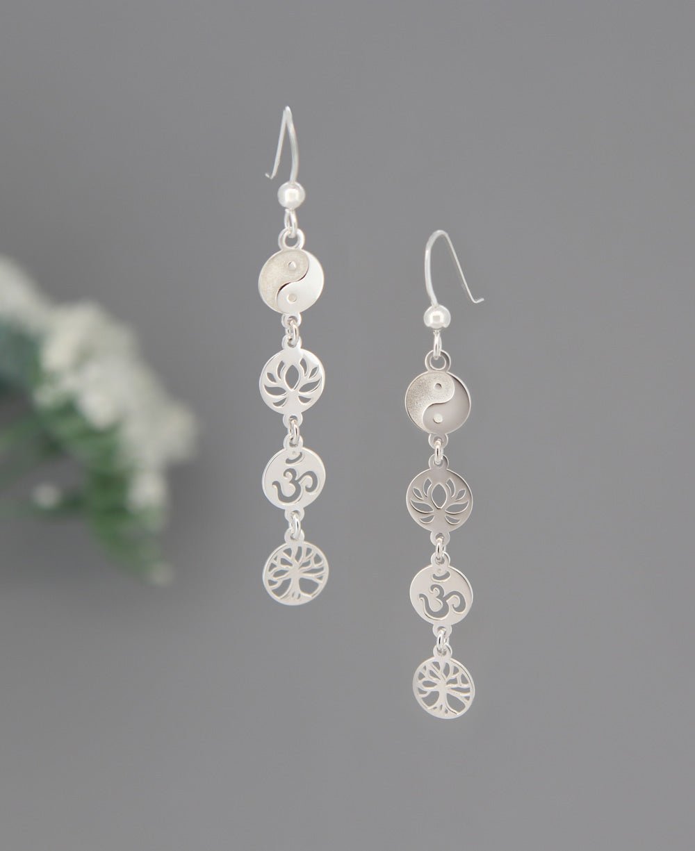 Meaningful Symbols Link Earrings, Sterling Silver、mySite、topwebapps