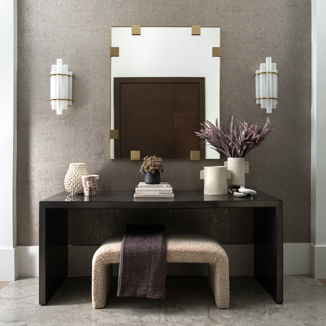  Bouclé Fabric Upholstered Waterfall Bench、mySite、elrpsem3k