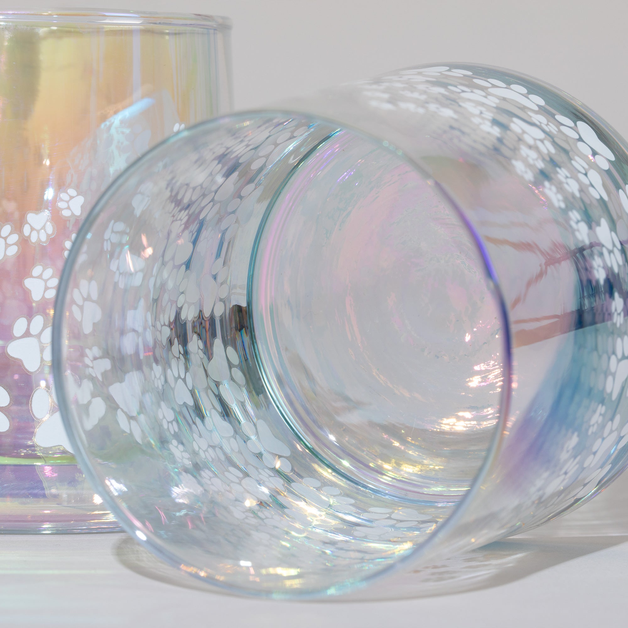 Pearl Iridescent Glass - Set of 4、mySite、camillekostekn