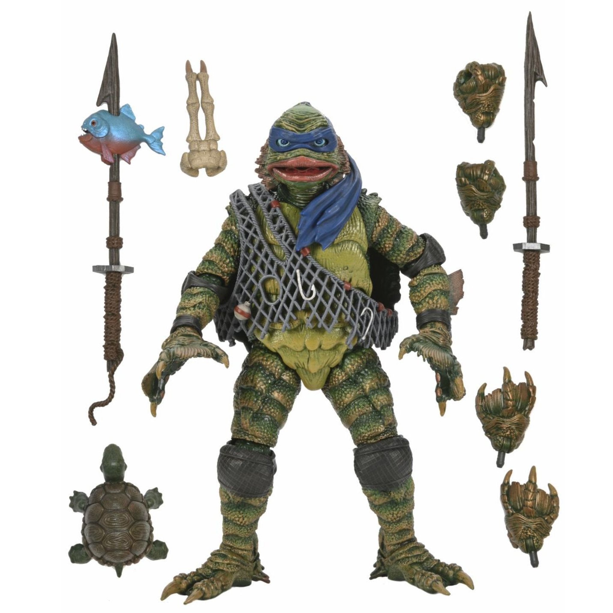 NECA Universal Monsters Teenage Mutant Ninja Turtles Leonardo as the Creature from the Black Lagoon、mySite、hgirdovlk