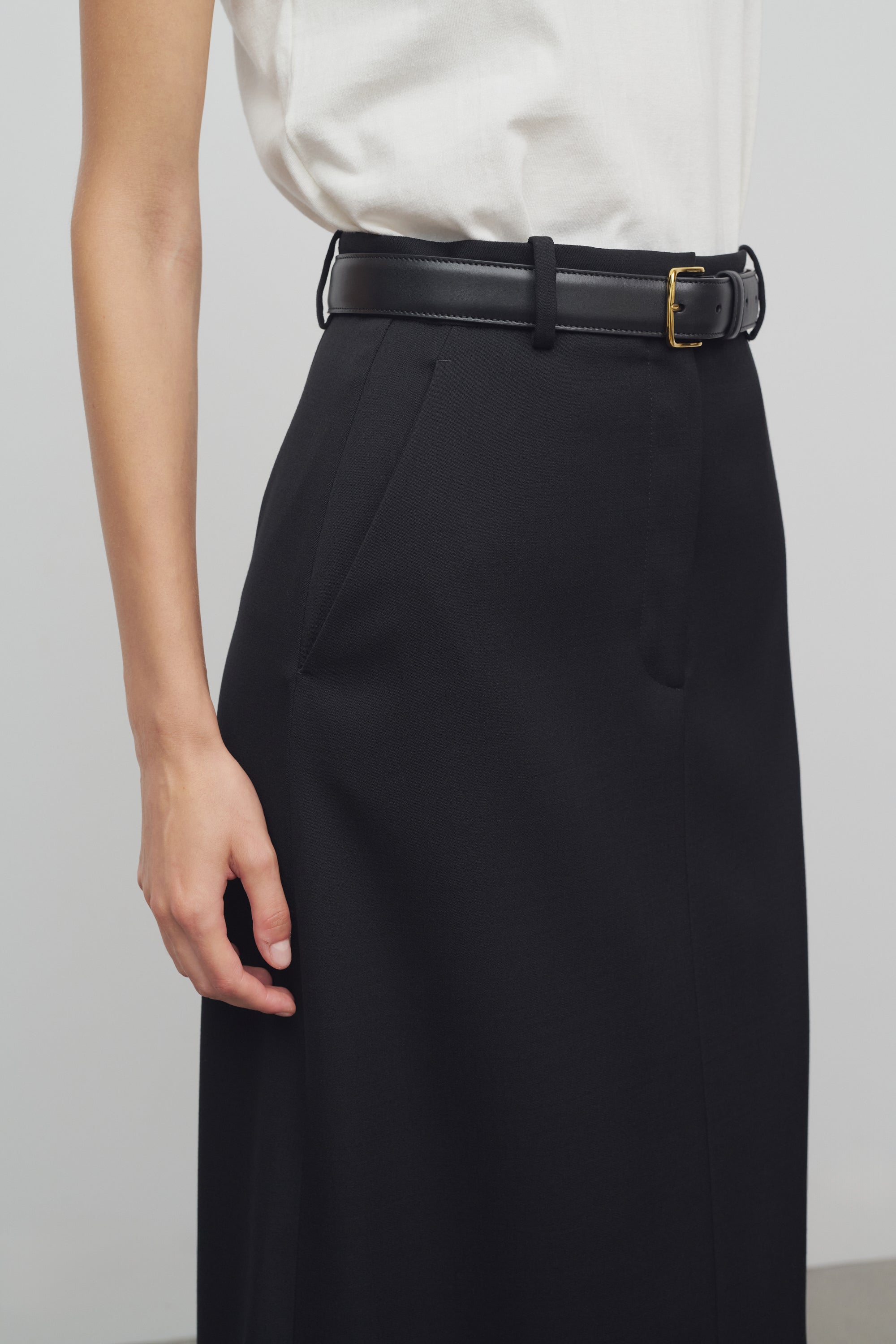 Roux Skirt in Wool、mySite、aoinhome