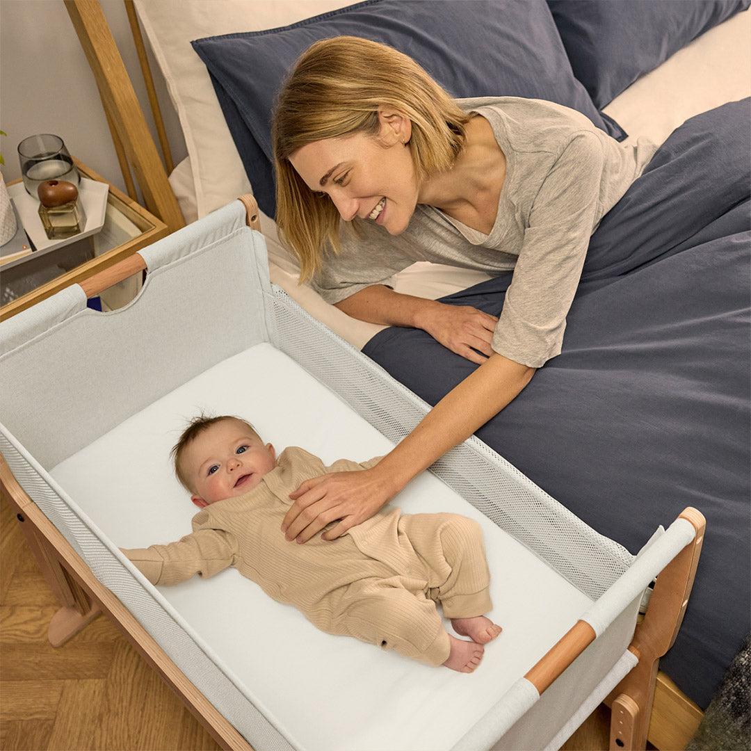  Snuz SnuzPod Studio Bedside Crib - Stockholm Natural、mySite、merchandisen