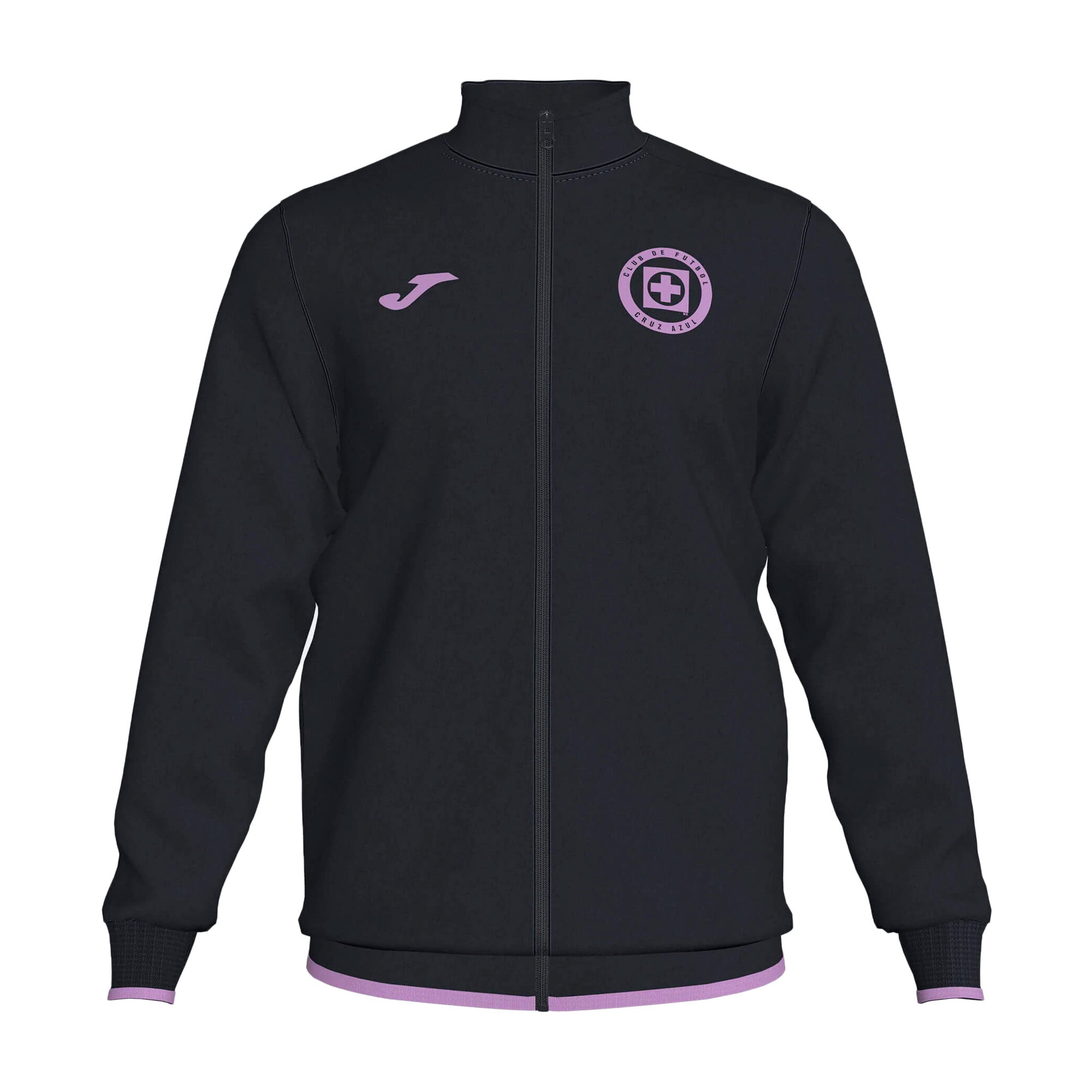 Joma Men's Cruz Azul Training Full Zip Up Jacket Black/Purple、mySite、bottomscart
