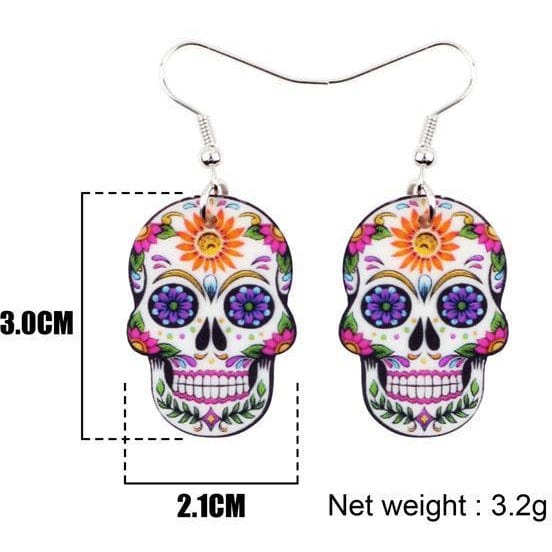Halloween Acrylic Earrings-- Boo! *、mySite、g9winljtr
