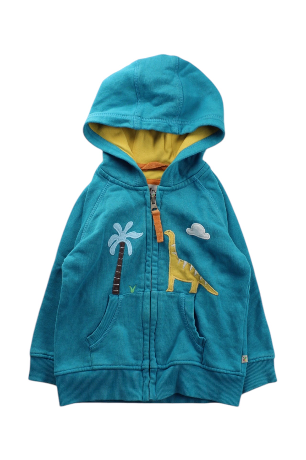 Frugi Hooded Dinosaur Sweatshirt 18-24M、mySite、g9winljtr