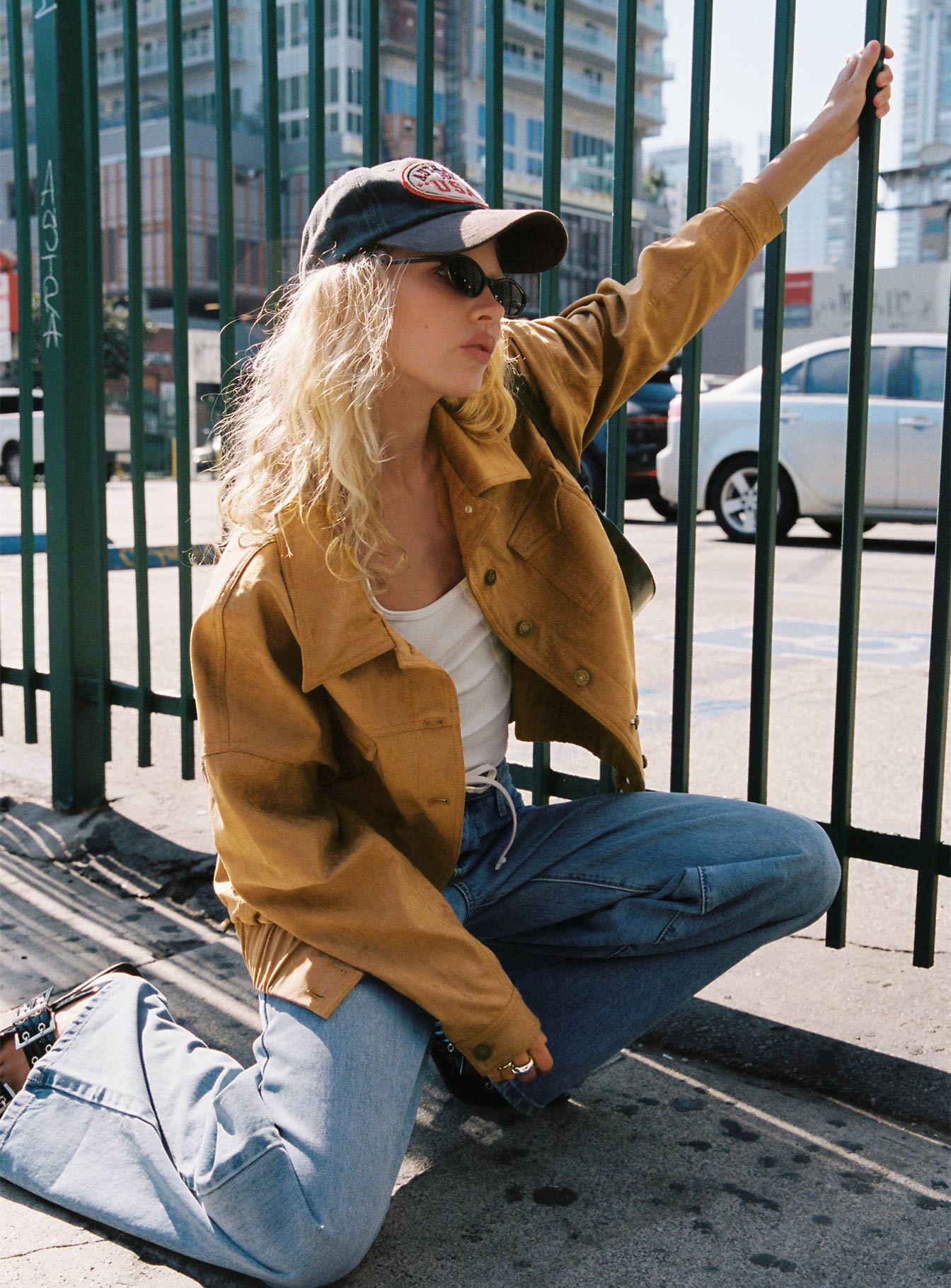 Ristretto Faux Suede Bomber Brown、mySite、solidvoid