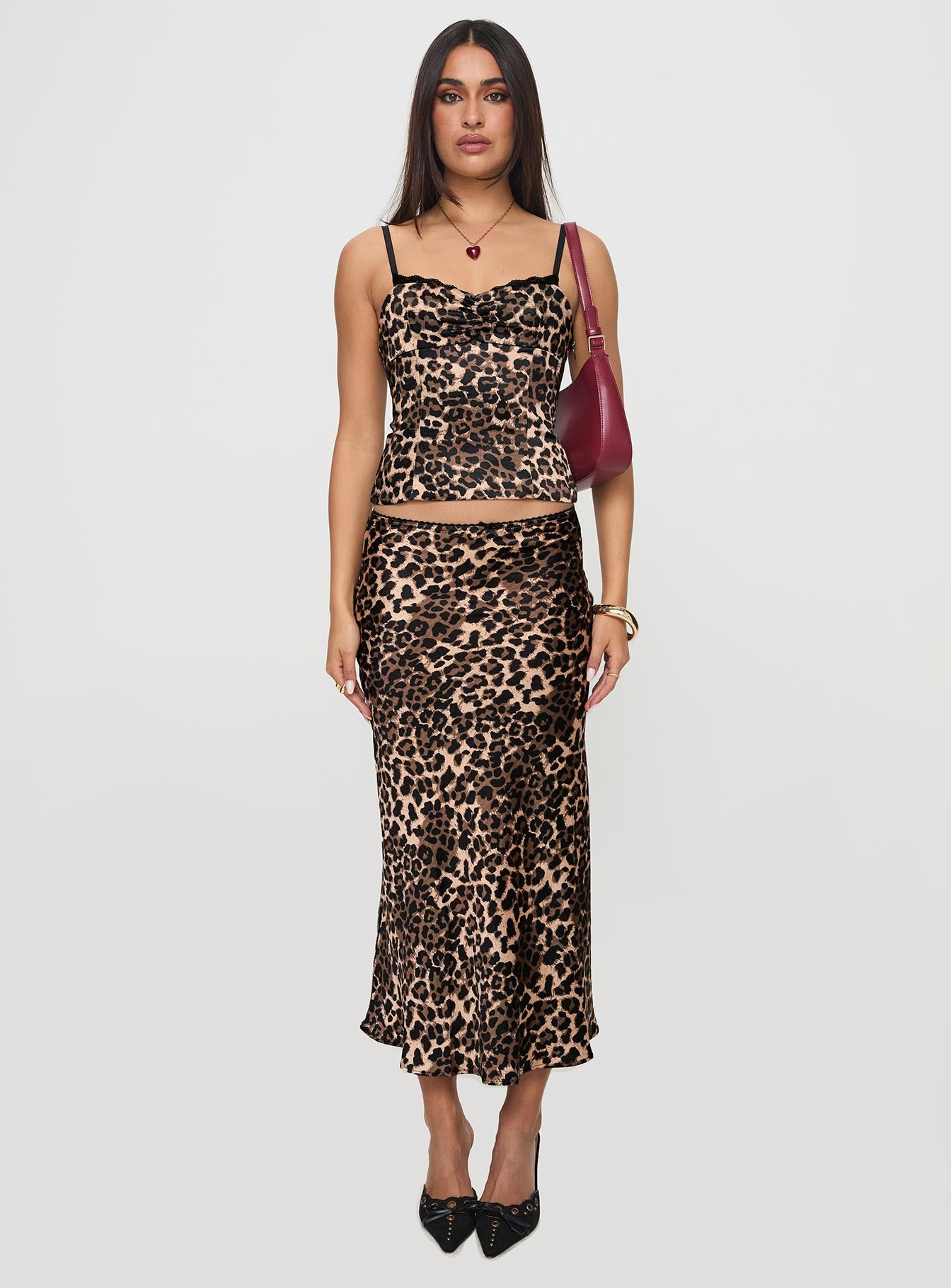 Enigmatic Maxi Skirt Leopard、mySite、solidvoid