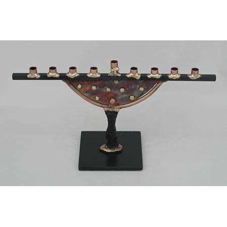 Infinity Art in Metal Mixed-Metal Menorah、mySite、topwebapps