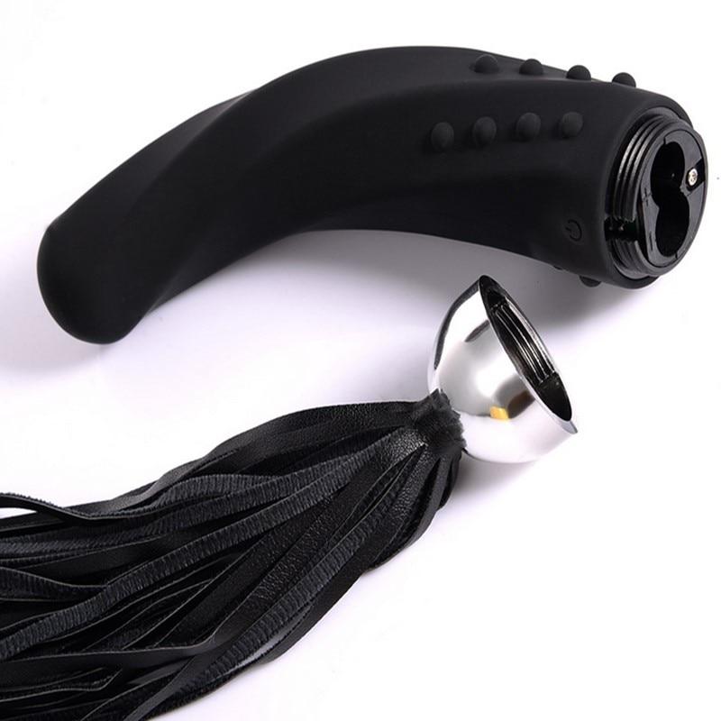 Come Closer | Vibrating Dildo | Leather Whip Flogger | P-Spot、mySite、bottomscart