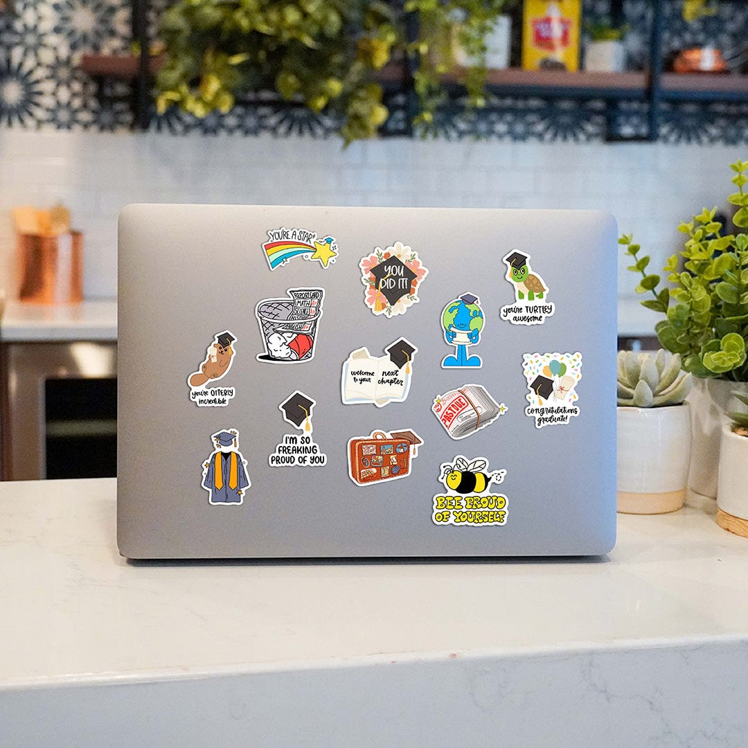  Illustrated Graduation Stickers 13 Pack、mySite、elrpsem3k
