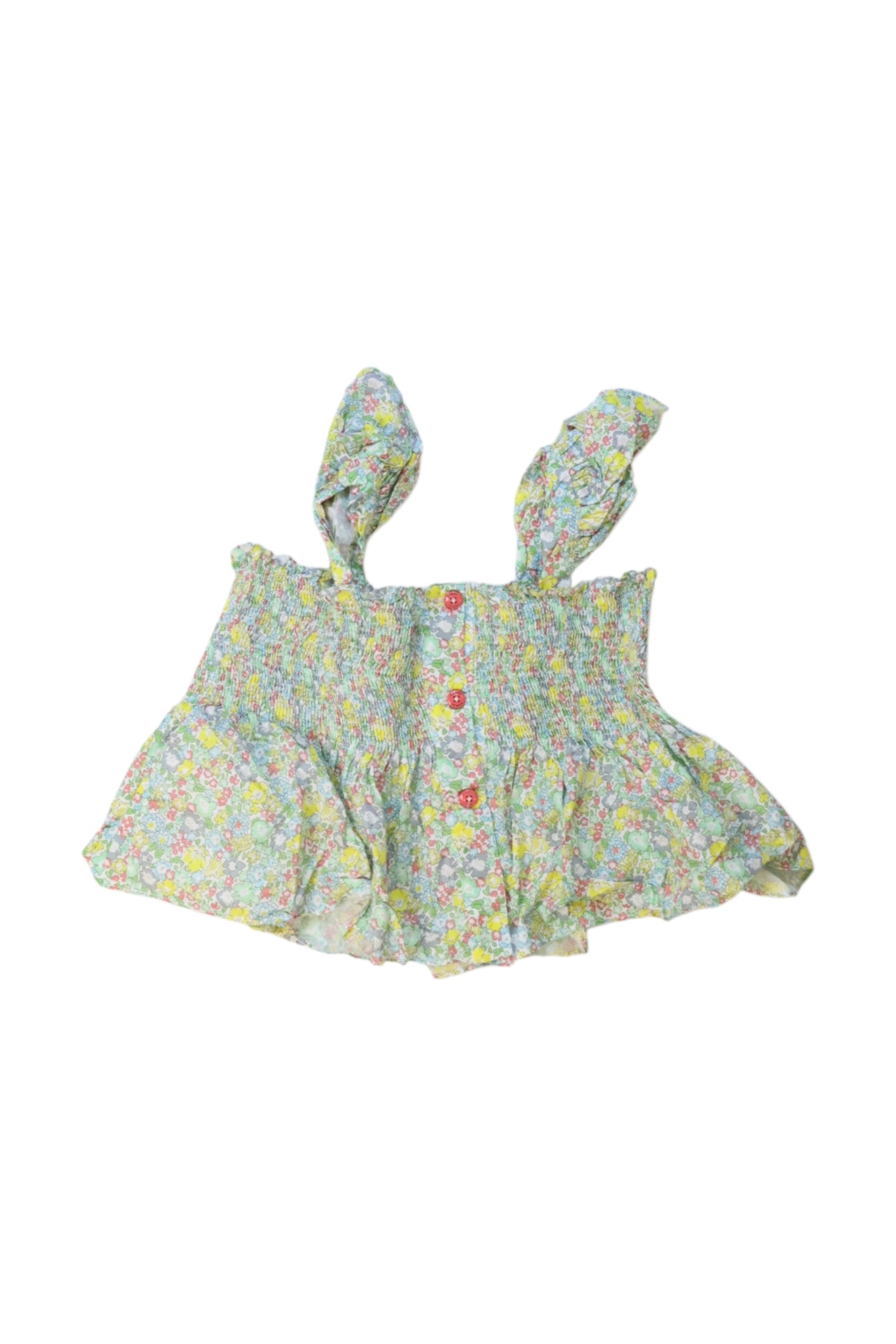 Nanos Floral Ruffle Top 10Y、mySite、g9winljtr