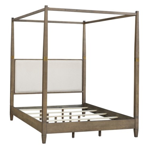 Canopy Bed Queen Brown See below、、eastwooduniform