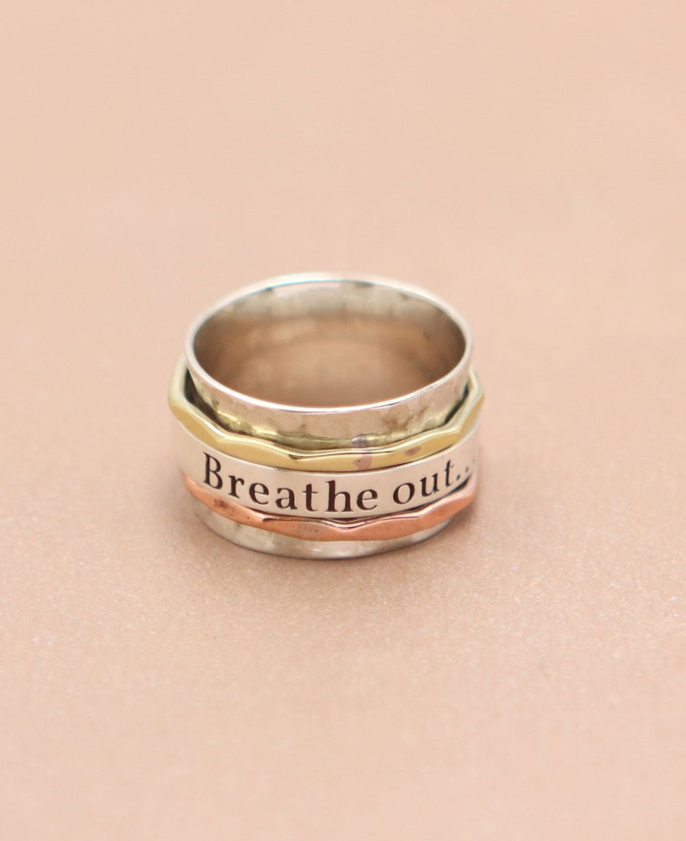 Breathe In, Breathe Out Spinning Meditation Ring、mySite、topwebapps