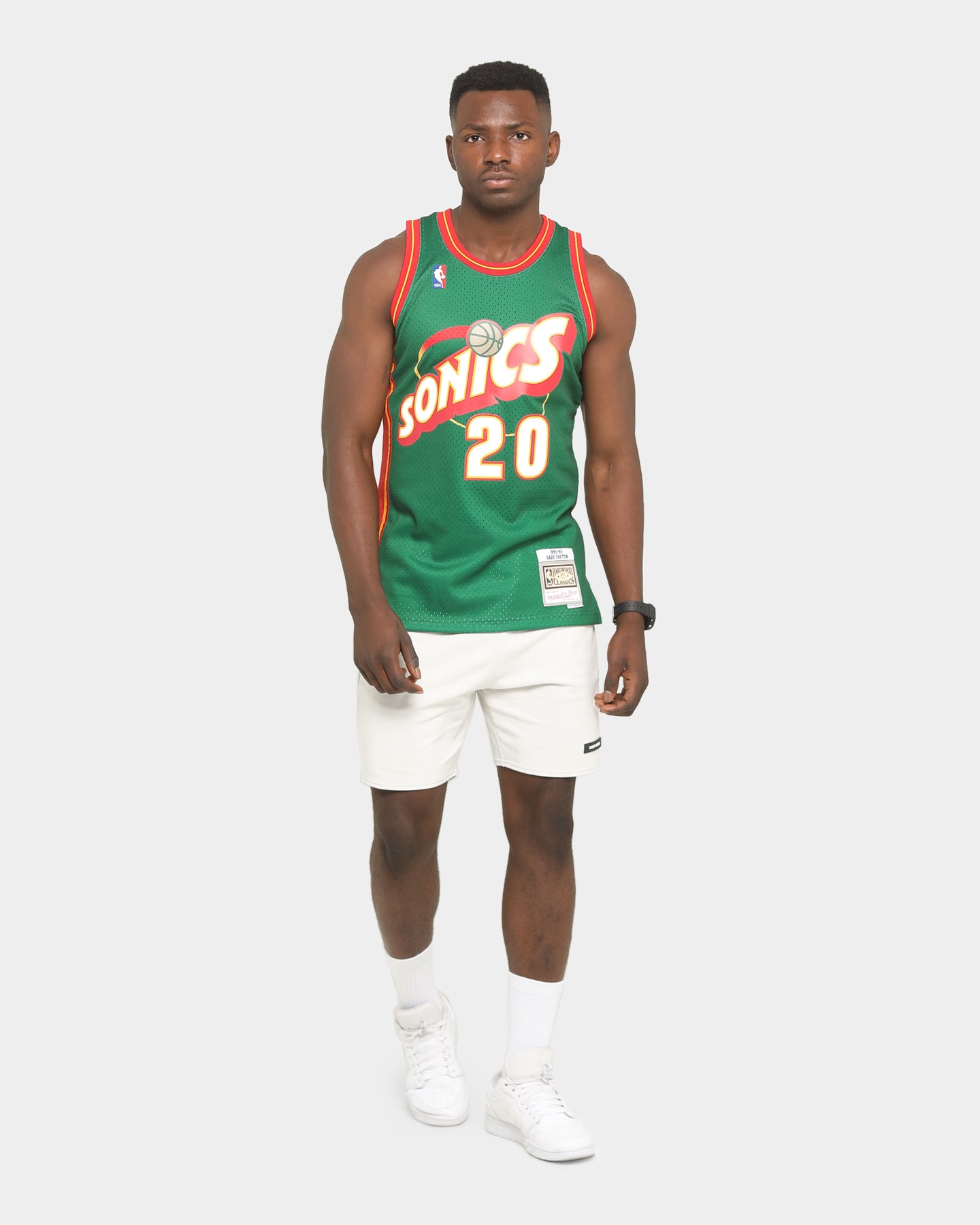 Mitchell & Ness Seattle Sonics Gary Payton '95-'96 #20 Swingman Jersey Green、mySite、zt4zffjzw