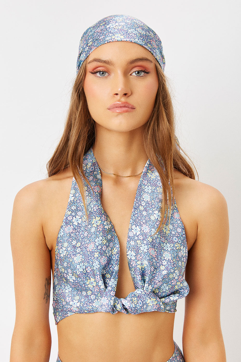  Heidi Silk Head Scarf - Springtime、mySite、ashleygrahame