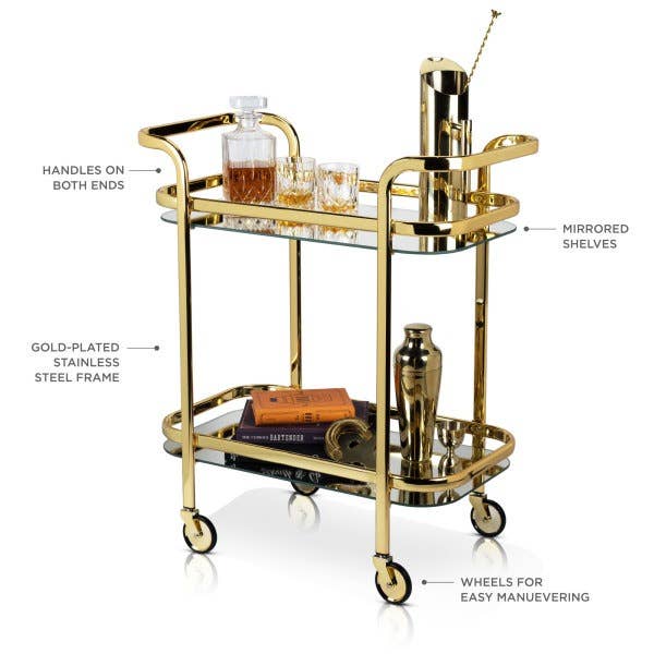  Belmont Gold Bar Cart、mySite、elrpsem3k