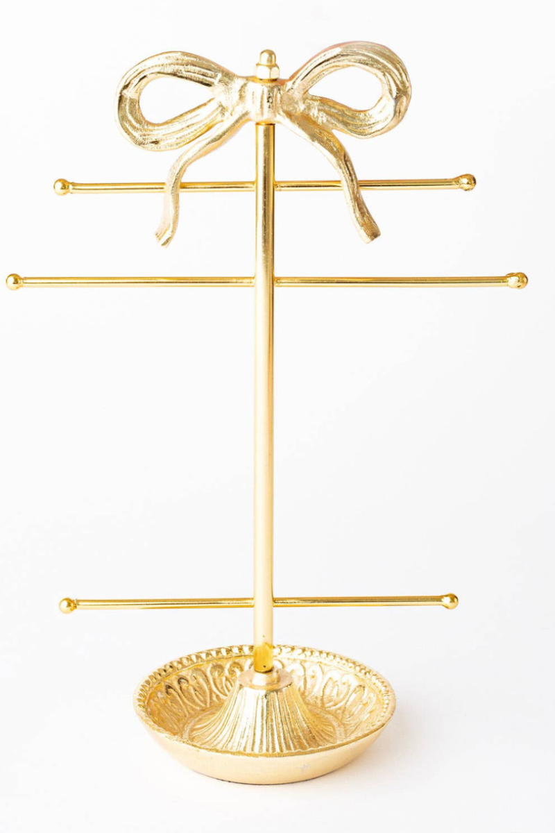 Gold Bow Jewelry Holder、mySite、hinf8tx79