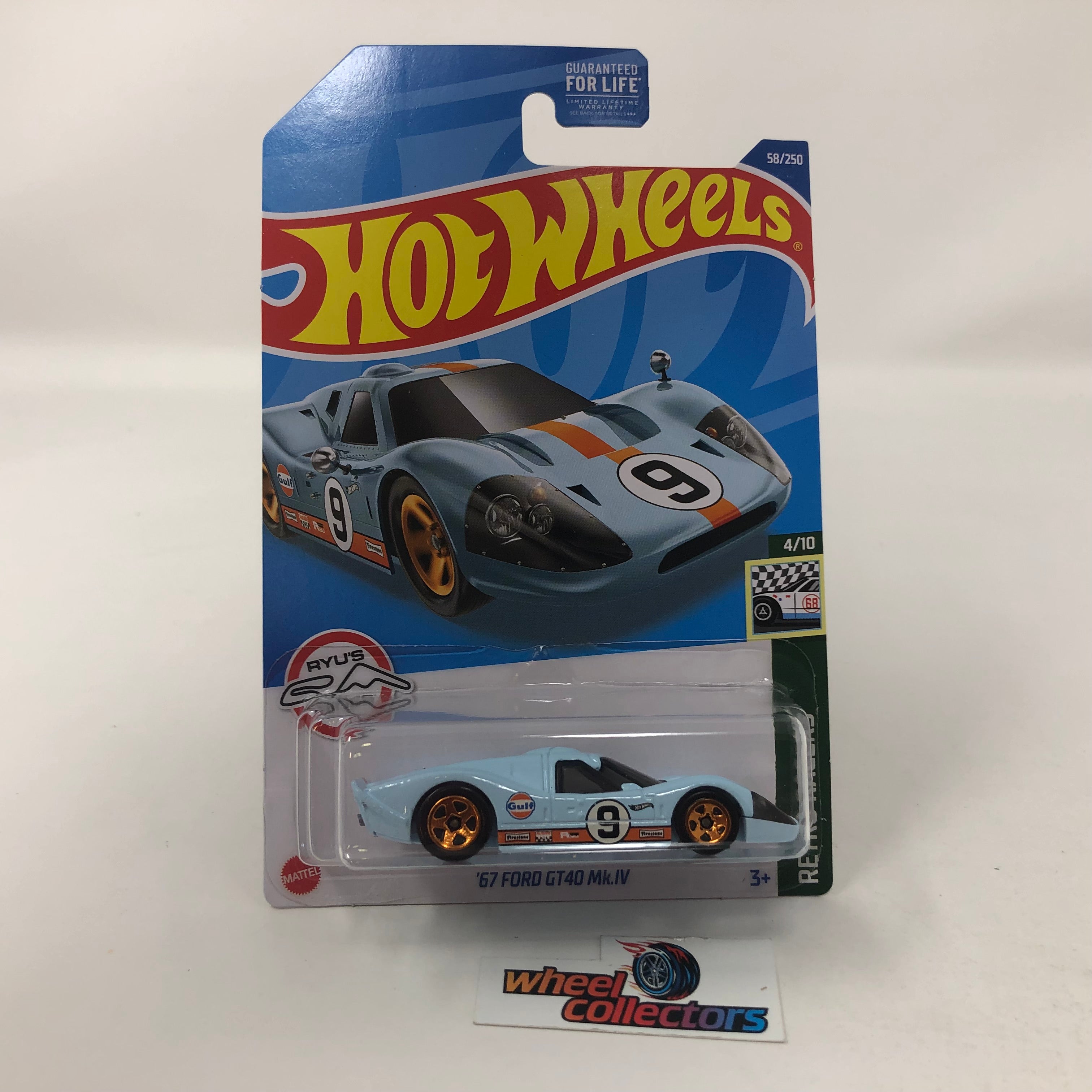 '67 Ford GT40 Mk.IV #58 * Gulf * 2022 Hot Wheels、mySite、hgirdovlk