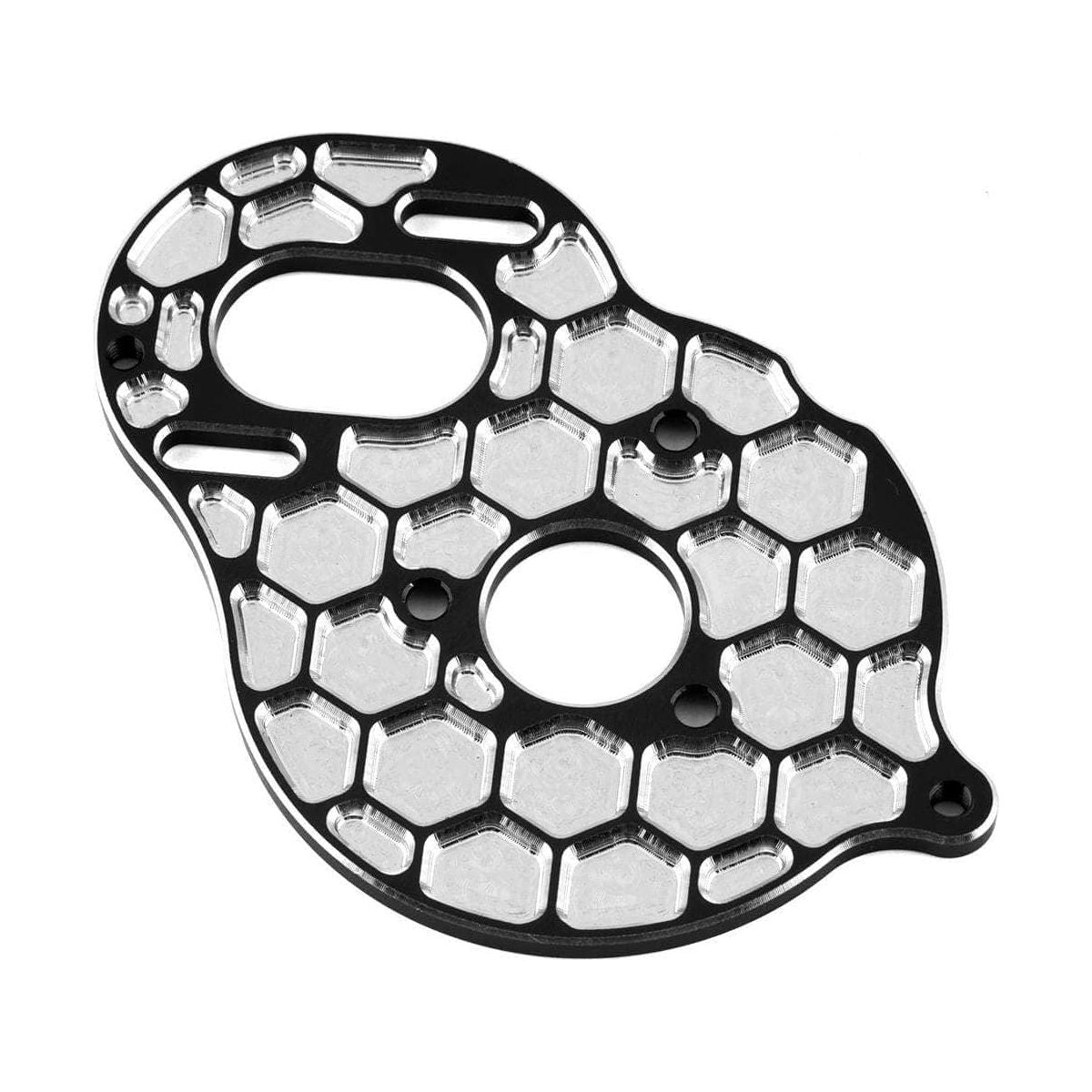  JCO29102, JConcepts DR10/SR10 +2 Aluminum Honeycomb Motor Plate (Black)、mySite、merchandisen