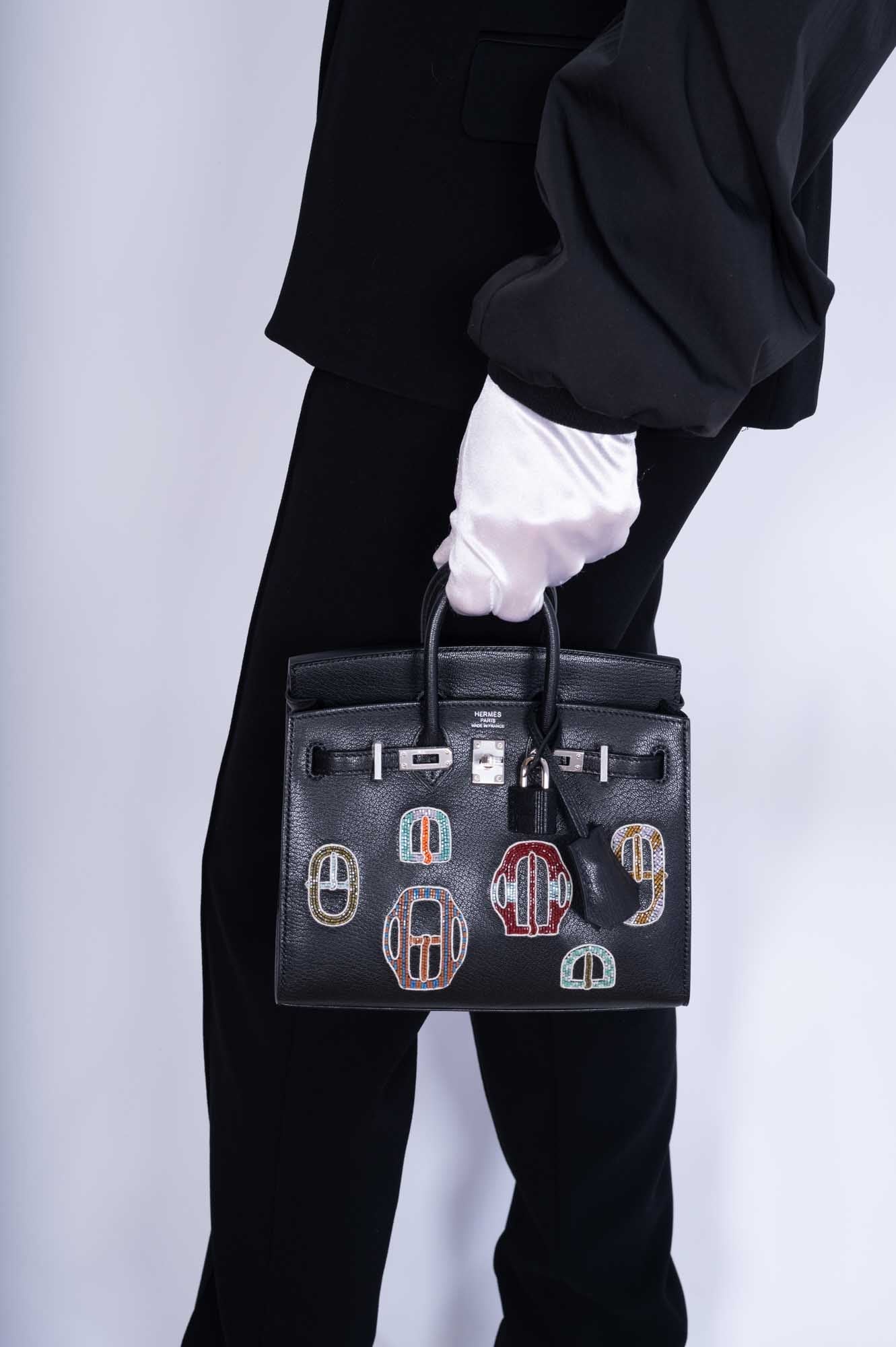 Hermès Birkin 20 Sellier Bouclerie Moderne Black Chèvre Palladium Hardware、mySite、garminoutage.com