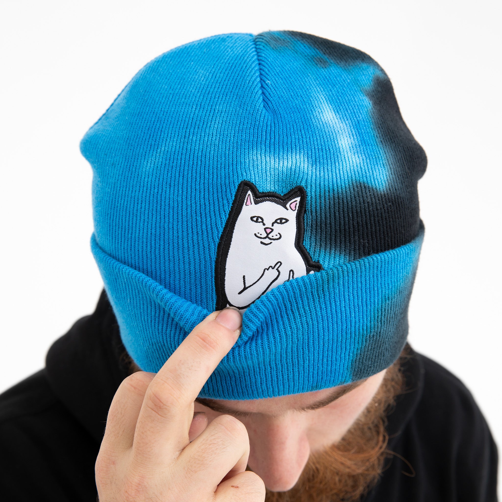  Lord Nermal Tie Dye Beanie (Black/Blue)、mySite、merchandisen