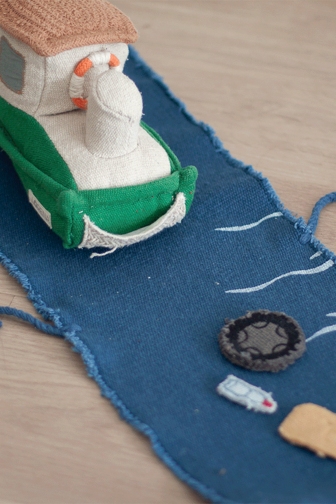 RIDE & ROLL TOY SEA CLEAN UP BOAT SET、mySite、gigharbornorthrealestate