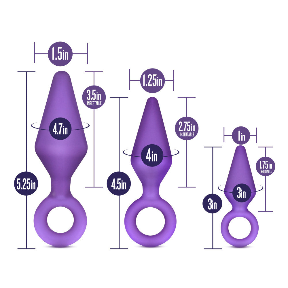 Luxe By Blush® | Candy Rimmer Kit Purple Anal Plug With Handle、mySite、bottomscart