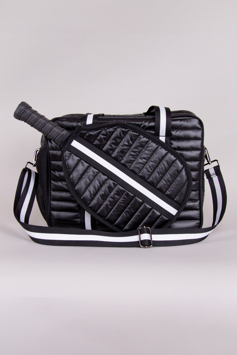 Puffer Pickleball Bag-Black/White - FINAL SALE、mySite、hinf8tx79