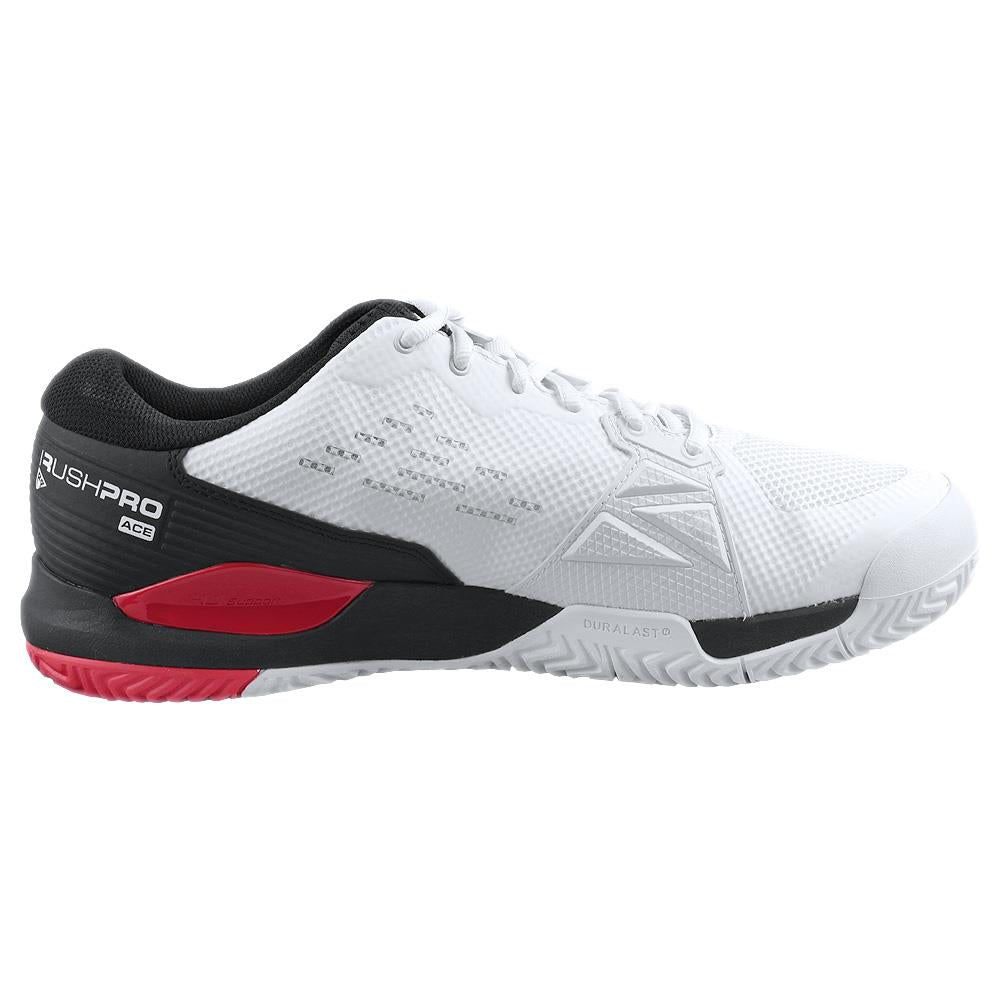 Wilson Men's Rush Pro Ace - White/Poppy Red