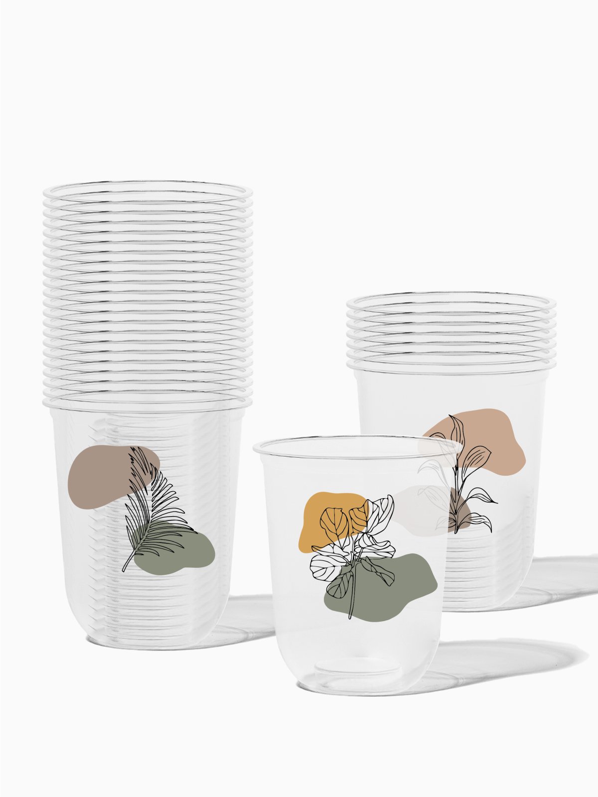 Botanical Linework - NATURAL Arc 16oz、mySite、camillekostekn