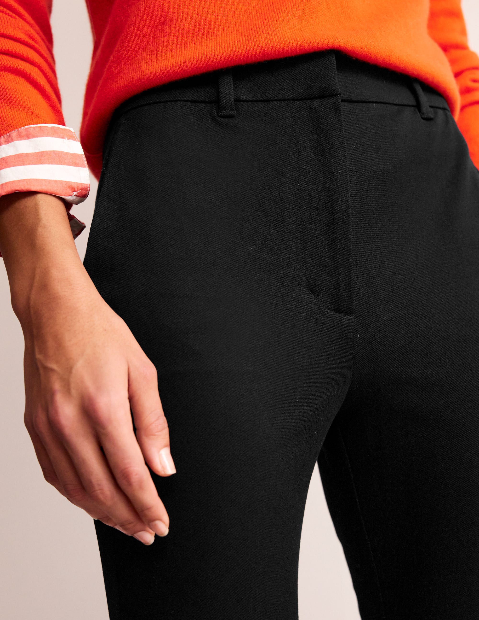  Chelsea Bi-stretch Trousers-Black、mySite、ashleygrahame