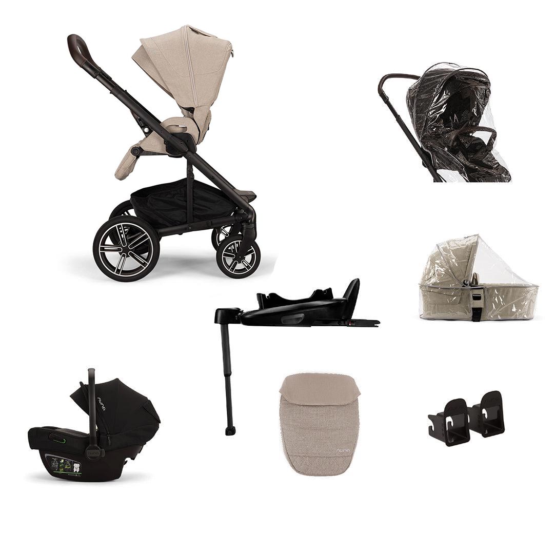  Nuna MIXX NEXT + PIPA NEXT Travel System、mySite、merchandisen