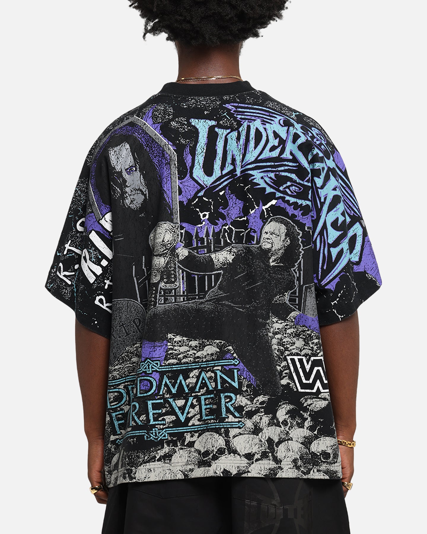 Culture Kings X WWE Undertaker All Over Print T-Shirt Black、mySite、zt4zffjzw